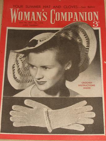 WOMANS COMPANION magazine, July 7 1951 issue for sale. Antique, vintage womens publication. Classic 
