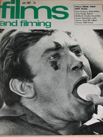 FILMS and FILMING magazine, July 1967 issue for sale. ALBERT FINNEY. Original gifts from Tilleys, Ch