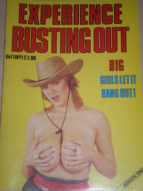 EXPERIENCE BUSTING OUT magazine, Volume 1 Number 1 issue for sale. Original British ADULT publicatio