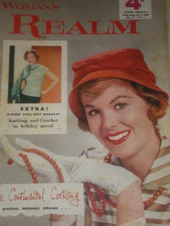 WOMANS REALM magazine, July 5 1958 issue for sale. SUSAN MUIR. Original British publication from Til