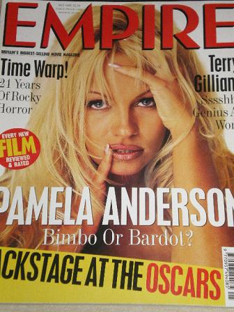 EMPIRE magazine, May 1996 issue for sale. PAMELA ANDERSON. Original British MOVIE publication from T