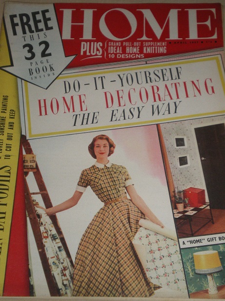HOME magazine, April 1957 issue for sale. ALEX STUART, DOROTHY EDEN. Original UK publication from Ti