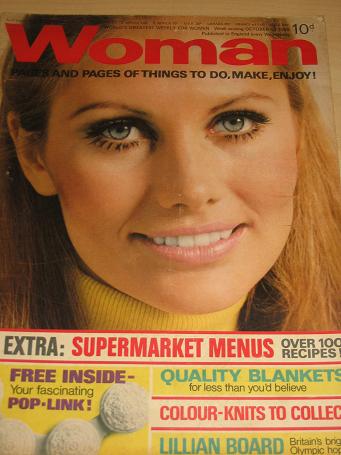 WOMAN magazine, October 12 1968 issue for sale. FICTION, FASHION, HOME. Birthday gifts from Tilleys,