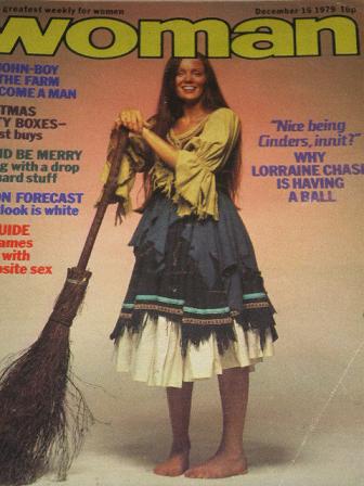 WOMAN magazine, December 15 1979 issue for sale. LORRAINE CHASE. Original British publication from T