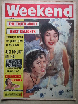 WEEKEND magazine, May 3 - 7 1961 issue for sale. MARA LANE, JACKIE LANE, J. R. ROBERTSON, JOHN RICHA