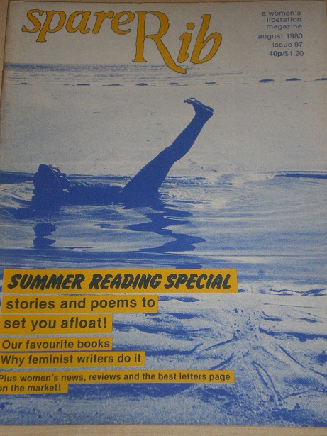 SPARE RIB magazine, August 1980 issue for sale. Original British FEMINIST publication from Tilley, C