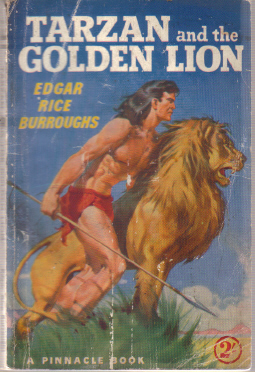 PINNACLE 20 TARZAN GOLDEN LION BURROUGHS GOULDEN PULP VINTAGE PAPERBACK BOOK