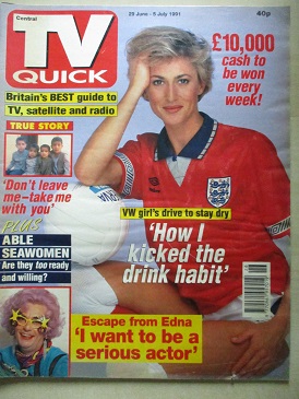 TV QUICK magazine, 29 June - 5 July 1991 issue for sale. BARRY HUMPHRIES, PAULA HAMILTON. Original B