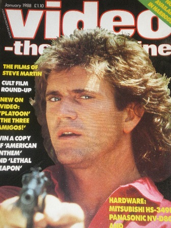 VIDEO - THE MAGAZINE, January 1988 issue for sale. MEL GIBSON. Original British FILM publication fro