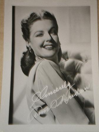 Original photograph of ANN SHERIDAN. FILM, POP, TV STARS. Memorabilia from Tilley, Chesterfield, Der