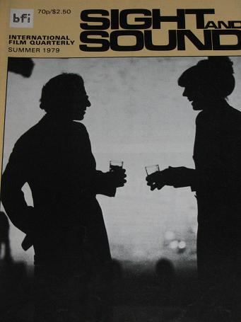 SIGHT AND SOUND magazine, Summer 1979 issue for sale. Original British MOVIE publication from Tilley