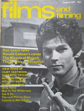 FILMS AND FILMING magazine, March 1972 issue for sale. ZOOEY HALL. Original British publication from
