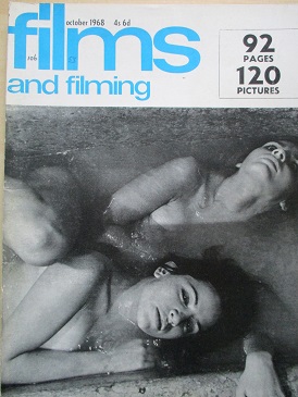 FILMS AND FILMING magazine, October 1968 issue for sale. PATRICIA GOZZI, JULIE DASSIN. Original Brit
