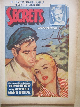 SECRETS magazine, January 10 1959 issue for sale. . Original British publication from Tilley, Cheste