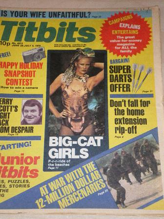 TITBITS magazine, June 29 - July 5 1978 issue for sale. TERRY SCOTT. Original British publication fr