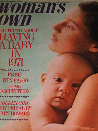 WOMANS OWN magazine, September 11 1971 issue for sale. FICTION, FASHION, HOME. Classic images of the