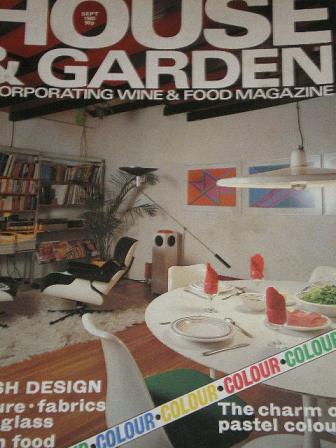 HOUSE AND GARDEN magazine, September 1980 issue for sale. Original publication from Tilley, Chesterf