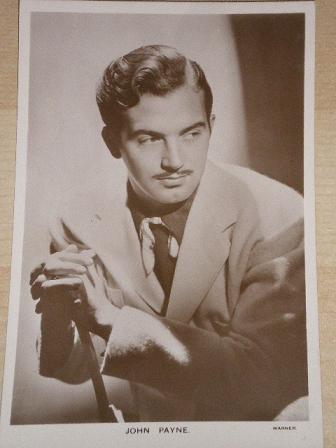 Tilleys Vintage Magazines : Original PICTURE postcard JOHN PAYNE ...