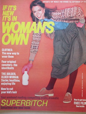 WOMAN’S OWN magazine, September 2 1978 issue for sale. GRETA NELSON, SELENA STAMFORD. Original Briti