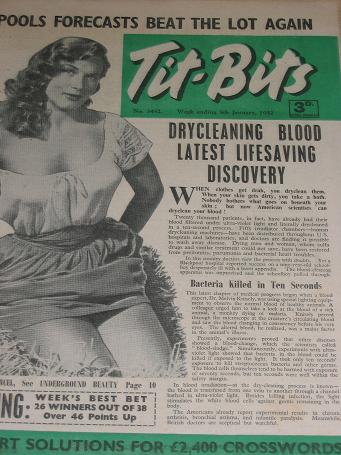 TITBITS magazine, 5 January 1952 issue for sale. DENISE DARCEL, PETT, GRAHAM, JOHNNY BLAZES. Birthda