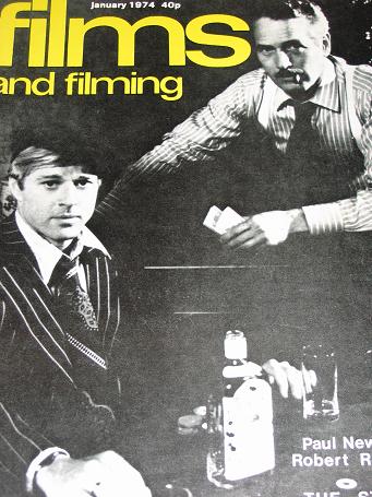 FILMS AND FILMING magazine, January 1974 issue for sale. PAUL NEWMAN, ROBERT REDFORD. Original Briti