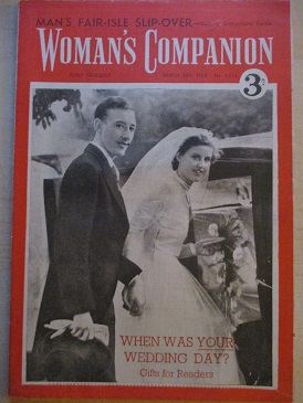 WOMAN’S COMPANION magazine, March 29 1952 issue for sale. MURIEL COTRONI, CORA LINDA, E. DAVEY-COLLI