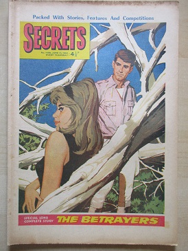 SECRETS magazine, June 13 1964 issue for sale. Original British publication from Tilley, Chesterfiel