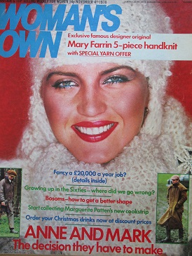 WOMAN’S OWN magazine, November 4 1978 issue for sale. EVE HARRIS, VICTOR CANNING, STEPHANIE GINGER. 