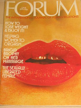 FORUM magazine, June 1975 issue for sale. ADULT, SEXUAL RELATIONS publication. Classic images of the