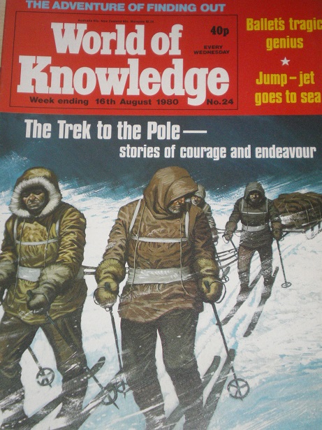 WORLD OF KNOWLEDGE magazine, 16 August 1980 issue for sale. Original British JUVENILE publication fr