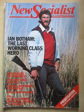 NEW SOCIALIST magazine, December 1985 issue for sale. IAN BOTHAM. Original British publication from 