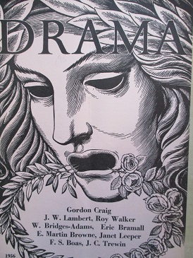DRAMA magazine, Winter 1956 issue for sale. JANET LEEPER, GORDON CRAIG. Original publication from Ti