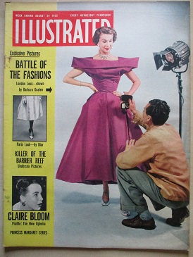 ILLUSTRATED magazine, August 29 1953 issue for sale. CLAIRE BLOOM, TONY HORSTEAD, HANS HASS, LOTTE H