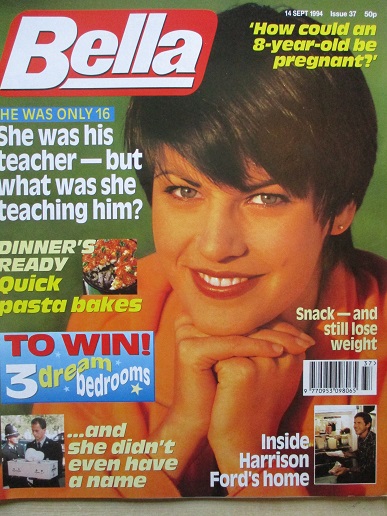 BELLA magazine, 14 September 1994 issue for sale. Original British publication from Tilley, Chesterf
