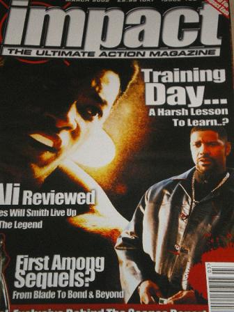 IMPACT magazine, March 2002 issue for sale. WILL SMITH. Original British ACTION MOVIE publication fr