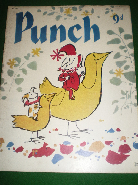 PUNCH magazine, April 24 1957 issue for sale. MALCOLM BRADBURY. Original BRITISH publication from Ti