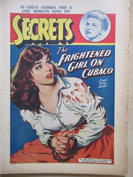SECRETS magazine, April 25 1959 issue for sale. Original British publication from Tilley, Chesterfie
