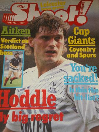 SHOOT magazine, 9 May 1987 issue for sale. Original British FOOTBALL publication from Tilley, Cheste