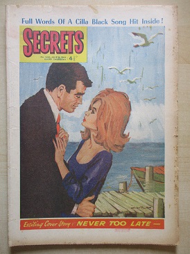 SECRETS magazine, July 18 1964 issue for sale. Original British publication from Tilley, Chesterfiel