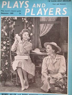 PLAYS AND PLAYERS magazine, December 1960 issue for sale. WENDY HILLER, DIANA WYNYARD. Original Brit