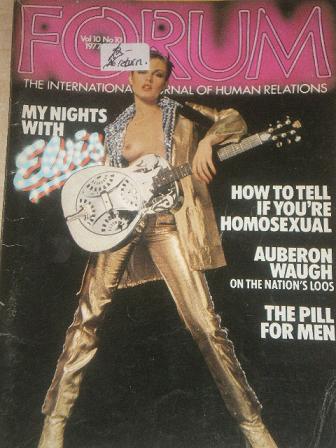 FORUM magazine, Volume 10 Number 10 1977 issue for sale. Original British adult publication from Til