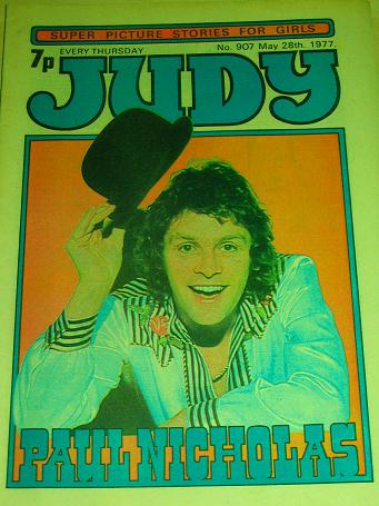 JUDY comic, May 28 1977 issue for sale. PAUL NICHOLAS. GIRLS PICTURE STORIES . Original gifts from T