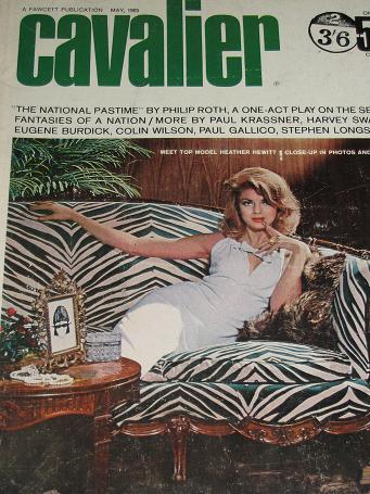 CAVALIER magazine, May 1965 issue for sale. PULP, PIN-UP, ADVENTURE, STORIES, MENS publication. Birt