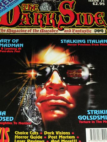 The DARK SIDE magazine, Number 71 issue for sale. HORROR. Original gifts from Tilleys, Chesterfield,