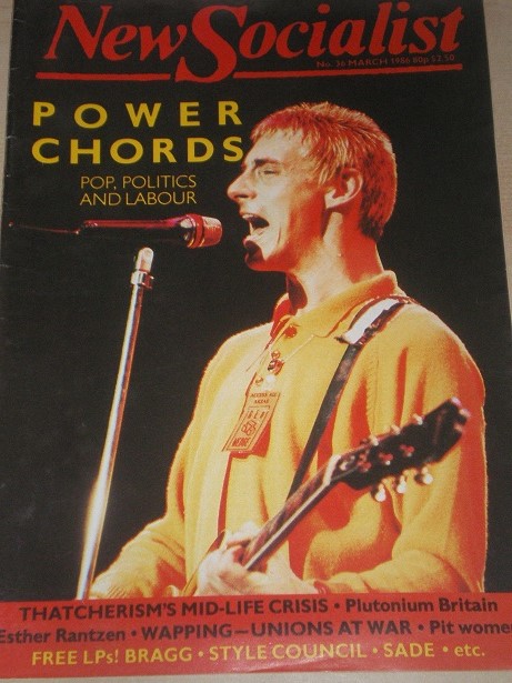 NEW SOCIALIST magazine, March 1986 issue for sale. PAUL WELLER. Original British publication from Ti