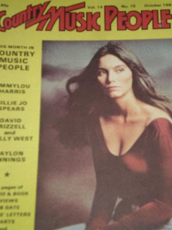 COUNTRY MUSIC PEOPLE magazine, Volume 14 Number 10 issue for sale, October 1983. EMMYLOU HARRIS. Ori