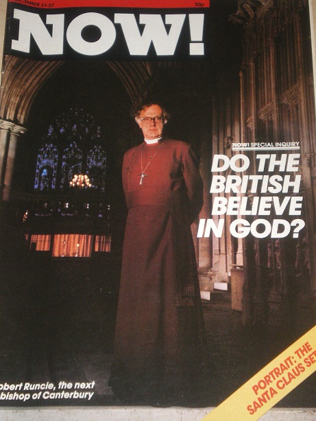 NOW! magazine, December 21 - 27 1979 issue for sale. RUNCIE. Original British NEWS publication from 