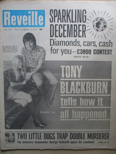 REVEILLE newspaper, December 5 1970 issue for sale. TONY BLACKBURN, LYNN PARTINGTON. Original Britis