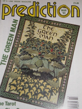 PREDICTION magazine, March 1993 issue for sale. OCCULT. Original British publication from Tilley, Ch