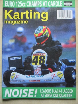 KARTING magazine, May 1999 issue for sale. MICHAEL SPENCER. Original British publication from Tilley